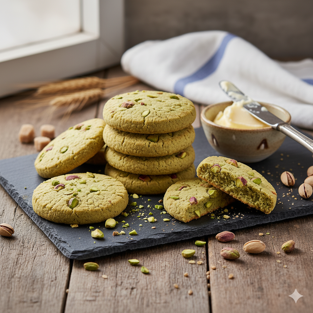 Pista Jowar Biscuits